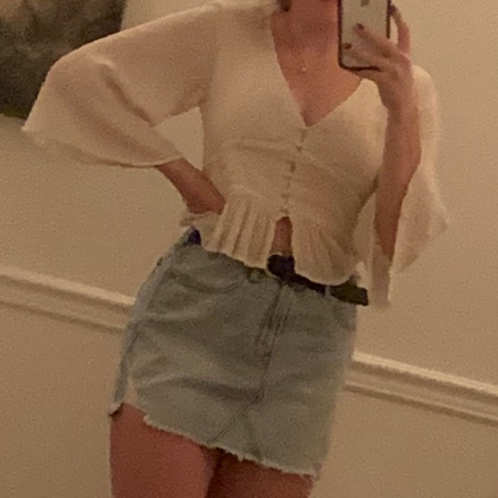 American Eagle Festival Mini Skirt